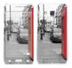 Royal Muurtattoo RS. 117648 zelfklevend voor Samsung Galaxy A3 motief cabine rood