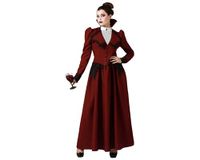 Atosa Vampierkostuum voor volwassenen, dames, dracula, heksenkoningin, horrorkostuums voor Halloween, carnaval, themafeesten, inclusief lange jurk, comfortabel, grappig en origineel, XS-S