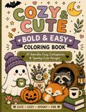 Cozy & Cute: Bold & Easy Coloring Book