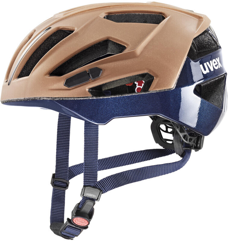 UVEX Gravel-X Helm, bruin/blauw