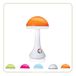 LB Office 8220 Champi kleuren LED-lamp, bedlampje met personaliseerbaar nachtlampje, USB oplaadbaar, 3 helderheidsniveaus