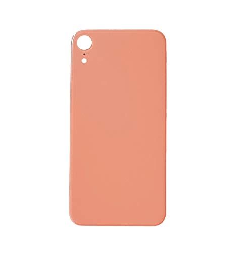 DHLK DHLK® Back Glas compatibel met iPhone XR - Back Glass Big Hole (CORAL)