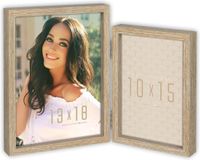 Zep Duo Houten Fotolijst Basilea Bruin voor foto 10x15 en 13x18