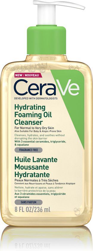 CeraVe Hydraterende Schuimende Reinigingsolie - 236ml