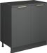 Vicco Armoire d'extension Rion, Anthracite-or/Anthracite, 80 x 46 cm