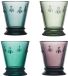 La Rochere La Rochère Abeille - Waterglas - Assorti kleur - 26 cl - Set van 4