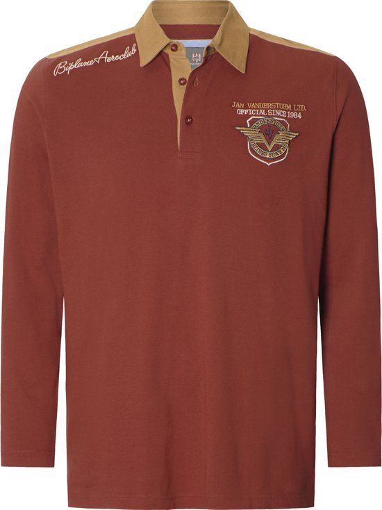 Jan Vanderstorm heren Sweatshirt - 56/58 - donkerrood