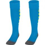 JAKO Roma-Sok, Uniseks-Volwassene, Jako Blauw/Neongeel, 43-46