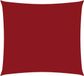 vidaXL Zonnescherm vierkant 3,6x3,6 m oxford stof rood