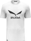SALEWA T-shirt Solid Logo Dry 3XL Wit