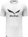 SALEWA T-shirt Solid Logo Dry 3XL Wit