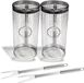 Merkloos Mand voor BBQ Grill - Inox - Inclusief Barbecue Gereedschap - 20 cm