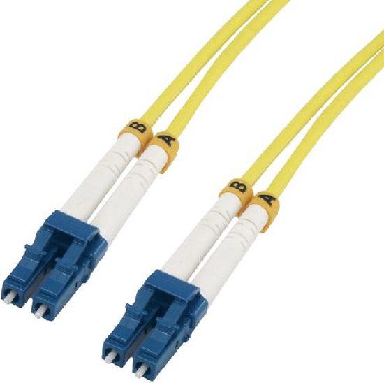 Mcl 10m LC/LC OS2 Glasvezel kabel Yellow