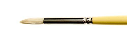 Winsor & Newton Artists Hog Hair Brush - Round - Long Handle - Size 4