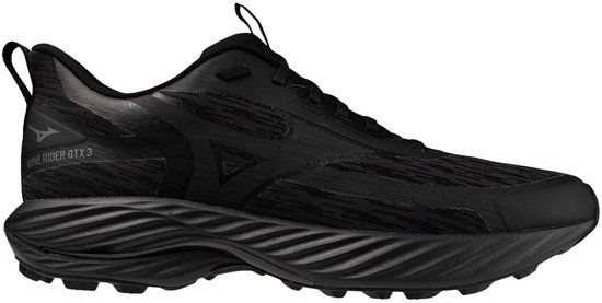 Mizuno Wave Rider GTX 3 Heren Hardloopschoenen Zwart