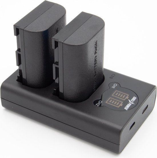 ChiliPower LP-E6N Canon USB Duo Kit - Camera batterij set