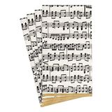 Caspari Musica Gastendoekjes van papier, 15 stuks