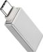 Merkloos OTG Adapter USB Female naar USB-C Male Synchronisatie Compact Zilver