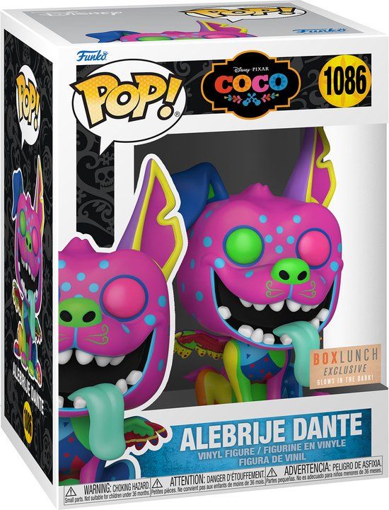 Funko Pop! Disney: Coco - Alebrije Dante (Blacklight) - US Exclusive