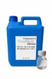 Merkloos / Sans marque DCRA PinselSil-35 - Siliconen voor Mallen - 10 kg - Zeer Viscueus - Blauw