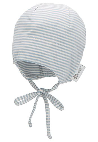 Sterntaler GOTS beanie voor jongens - lichtblauw - maat 35