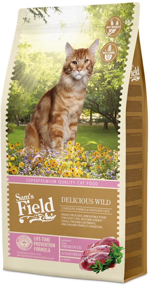 Sam's Field Cat Delicious Wild - 7.5 kg