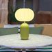 New Garden Rachel 45 - lampe de table rechargeable sur énergie solaire et sur batterie avec télécommande - Ø 27,9 x 44,3 cm - LED RVB + blanc 5W incluse - IP65 - vert olive