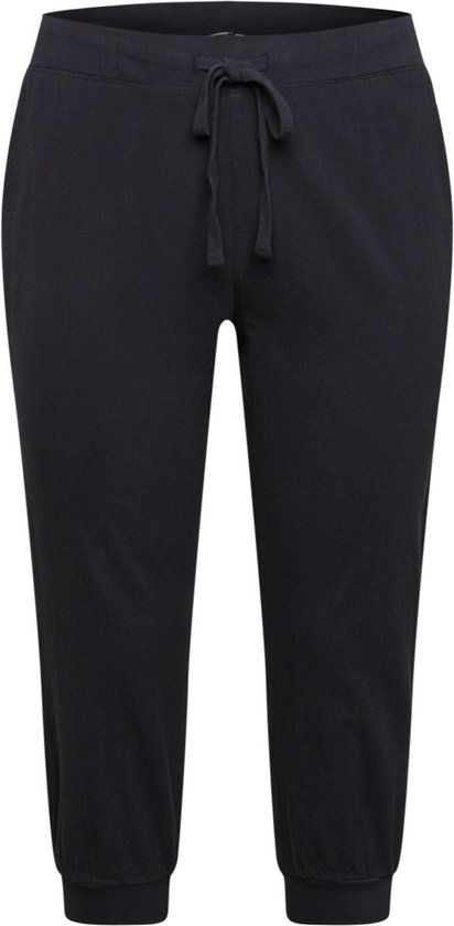 Kaffe Curve broek Kcnana Zwart - Dames - Katoen - Maat 50