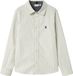 NAME IT Jongens NKMNEWSA LS SHIRT NOOS Overhemd - Gestreept - Lange mouw - Klassieke kraag - Borstzak - Katoen - Jet Stream - Maat 110