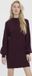VERO MODA VMNANCY LS FUNNELNECK DRESS NOOS Dames Mini jurk - Winetasting