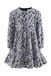 Happy Girls Jurk cyaan blauw / lavendel / offwhite
