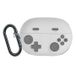 Huawei Étui en silicone rétro pour manette de jeu FreeBuds Pro 5 avec mousqueton - Gris