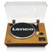 Lenco LS-55WA - Platine vinyle avec Bluetooth, USB et haut-parleurs intégrés - Bois