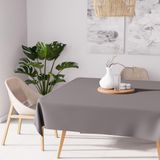 Soleil d'Ocre Alix Tafelkleed, Polyester, Grijs, 140 x 140 cm