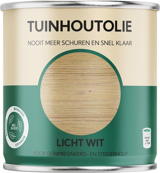 Enzo Tuinhout Olie Licht Wit 750ml