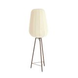 Light & Living BIBURY vloerlamp hout print donker bruin+wit