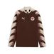 PUMA FC St. Pauli slimfit warm-up-shirt met kwartrits voor Heren, Wit/Bruin, Maat XL
