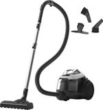 AEG CLEAN 6000 Stofzuiger Zonder Zak, Wit, HEPA-filter, Voor Alle Vloertypen, Met Snoer, 230 Volt, AllFloor AUTO Vloermondstuk en 3-in-1 Multifunctioneel Mondstuk, 7,03 kg, 1,6 Liter