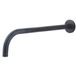 Wiesbaden Slim 18mm Uitloop - Rond - 30cm 1/2" - Mat Zwart