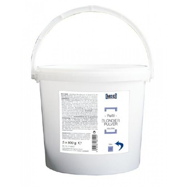 MC Blondeerpoeder in emmer blauw 3x800gr