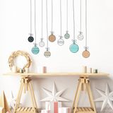 Ambiance Sticker Kerstballenslinger sticker - Kerststickers - feestdecoraties - 80x135cm
