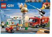 LEGO City 60214 Brand bij het Hamburger Restaurant