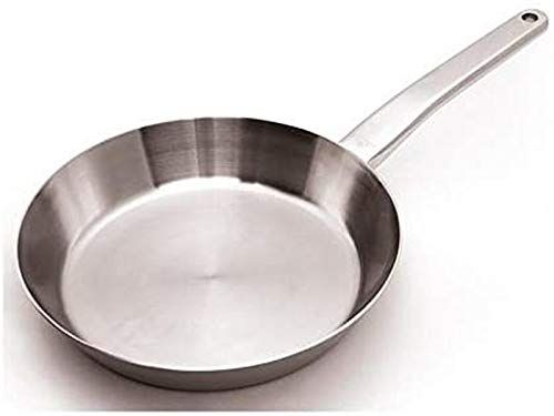 Gerlach G04-0318M-PTBA-01RP-S1S1-01 Prestige 28 cm ronde pan 18/10 roestvrij staal, voor alle warmtebronnen, inclusief inductiekookplaten