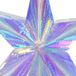 Decoris ster iriserend folie handgemaakt dia.30cm