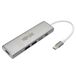 Tripp Lite U442-DOCK10-S USB-C Docking Station - Silver