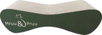 Mruu&Pruu GROTE KARTONNEN KAT SCRATTER Kattenmand Krabplank Krabpaal Karton Krabmand Kattenbed 70x23x24 cm GROEN