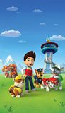 AG Design Paw Patrol aan haar station, gordijnen voor kinderkamer, 1 stuk, meerkleurig, 140 x 245 cm