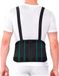 TOROS-GROUP Lendengordel met bretels, rugsteun voor gewichtheffen, premium kwaliteit, X-Small 78-85 cm