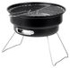Koolgrill - Grill pliable et portable - Acier - 28 x 26 x 22 cm - Convient aux balcons, terrasses, camping et pique-niques - Noir