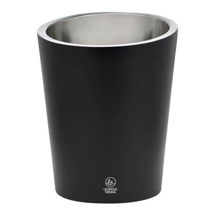Leopold Vienna Vienna Bar Collection Champagnekoeler - Mat Zwart
